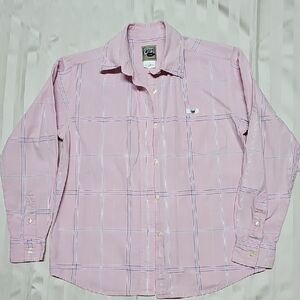 Cruel-Pink Plaid Girl's Shirt